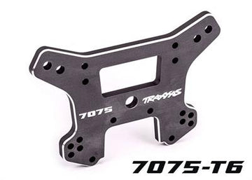 Traxxas - TRX9639A - Shock tower, front, 7075-T6 aluminum (dark titanium-anodized) (fits Sledge®)