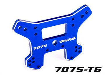 Traxxas - TRX9639 - Shock tower, front, 7075-T6 aluminum (blue-anodized) (fits Sledge®)