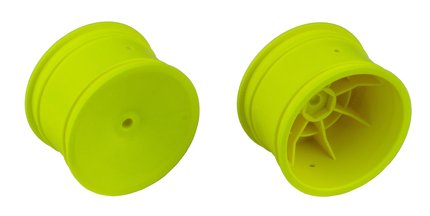 Bagfælge til 1/10 Buggy - 12mm hex, Gule fælge