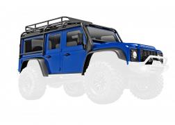 Traxxas - TRX9712-Blue - Land Rover karosseri i blå, samlet med karosseri tilbehør