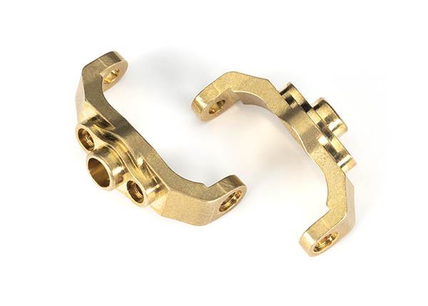 Traxxas - TRX9733 - Caster blocks, brass (4 grams each) (left and right)