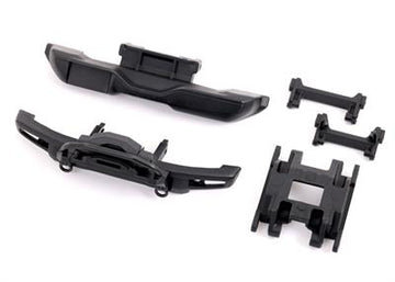 Traxxas - TRX9735A - Front bumper with winch/ rear bumper/ bumper mounts, front & rear/ center skidplate