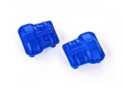 Traxxas - TRX9738-BLUE - Axle cover, front or rear (blue) (2)