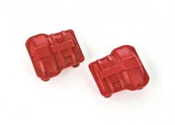 Traxxas - TRX9738-RED - Axle cover, front or rear (red) (2)