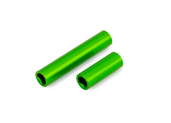 Traxxas - TRX9752-GRN - Driveshafts, center, female, 6061-T6 aluminum (green-anodized) (front & rear) (for use with #9751 metal center driveshafts)