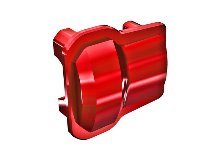 Traxxas - TRX9787-RED - Axle cover, 6061-T6 aluminum (red-anodized) (2)/ 1.6x12mm BCS (with threadlock) (8)