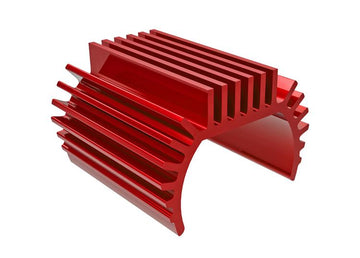 Traxxas - TRX9793-RED - Heat sink, Titan® 87T motor (6061-T6 aluminum, red-anodized)