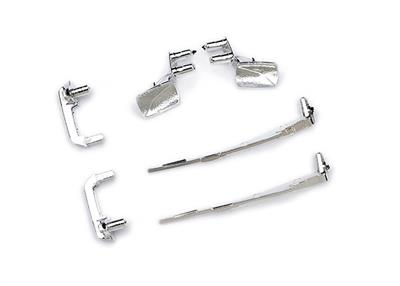 Traxxas - TRX9817 - Door handles (left & right)/ mirrors, side (left & right)/ windshield wipers (fits #9811 body)