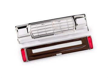 Front grille/ tailgate panel (brown)/ LED lenses (rear, left & right) (fits #9812 body)
