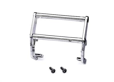 Traxxas - TRX9838 - Push bar, bumper, chrome (assembled) (fits #9835 bumper)