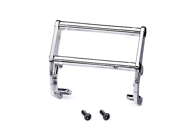 Traxxas - TRX9838 - Push bar, bumper, chrome (assembled) (fits