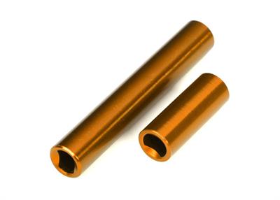 Traxxas - TRX9852-ORNG - Driveshafts, center, female, 6061-T6 aluminum (orange-anodized) (front & rear) (for use with #9751 metal center driveshafts)