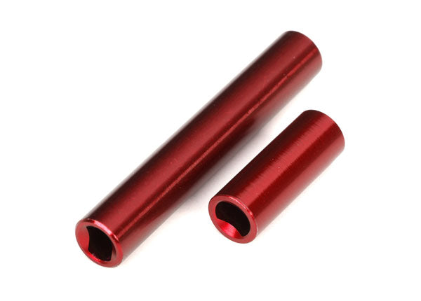 Traxxas - TRX9852-RED - Driveshafts, center, female, 6061-T6 aluminum (red-anodized) (front & rear) (for use with #9751 metal center driveshafts) (fi