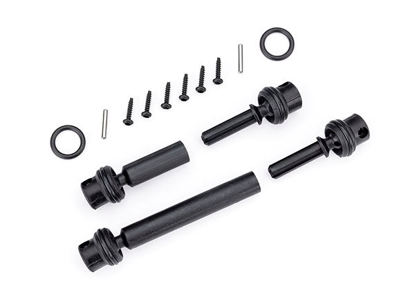 Traxxas - TRX9855 - Driveshafts, center, assembled (front & rear) (fits 1/18 scale TRX-4M™ vehicles with 161mm wheelbase)