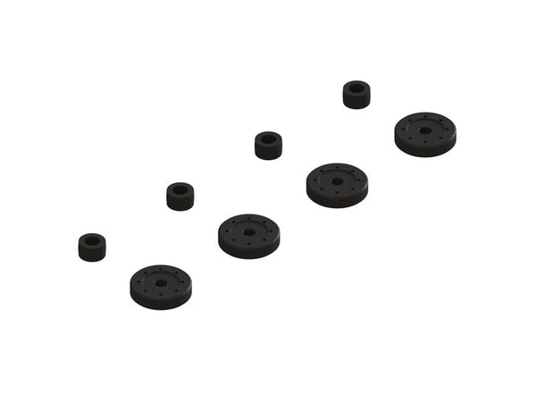 Arrma - ARA330570 - SHOCK PISTONS & CARTRIDGE SPACERS (4 SHOCKS)