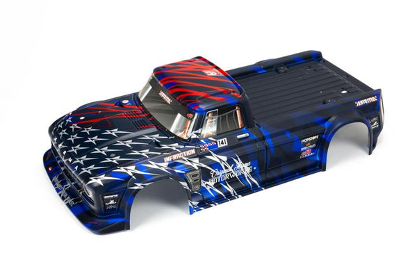 Arrma - ARA410005 - Painted Body, Blue/Red: INFRACTION 6S BLX