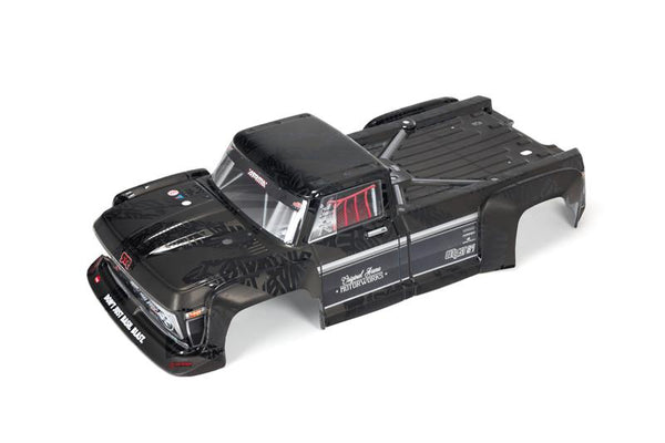 Arrma - ARA409009 - OUTCAST 1/5 EXB PAINTED DECALED TRIMMED BODY (BLACK)