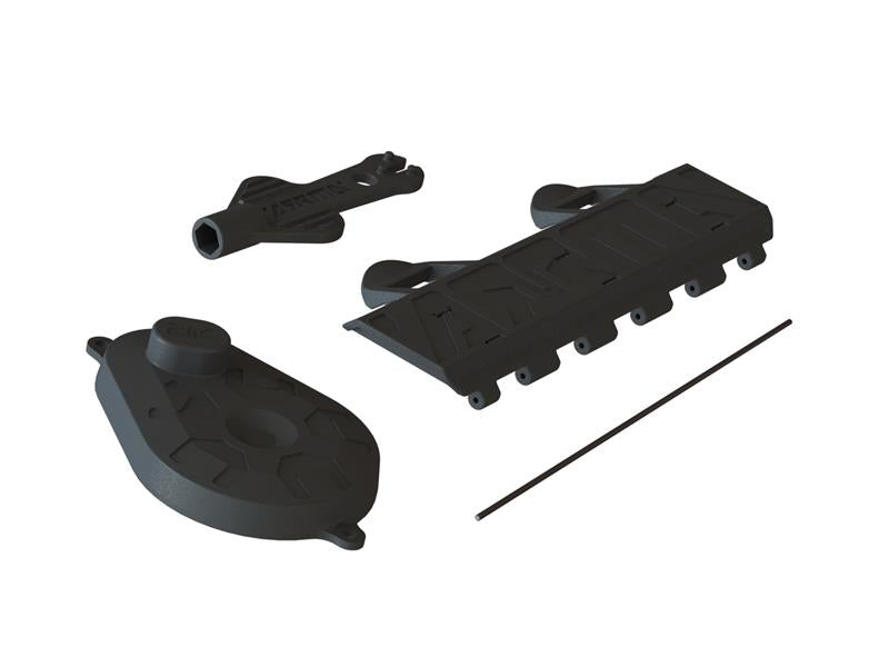 Arrma - AR320448 / ARAC9352 - BATTERY DOOR, GEAR COVER & SHOCK TOOL