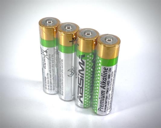 AAA/ LR03 Alkaline Batterier 1,5 Volt 4 stk