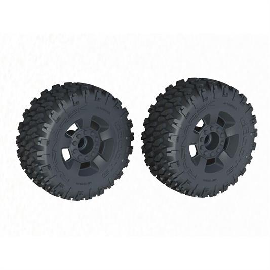 Arrma - ARA-1383 - dBoots &#039;Ragnarok MT&#039; Tire Set Glued, Black (2)