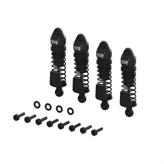 Arrma - ARA-1567 - Aluminum Shock Set, 58mm Length, 1000 cSt Oil (4), Black: GROM