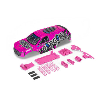 1/10 GORGON Painted Decaled & Trimmed Body Set : Pink/Black