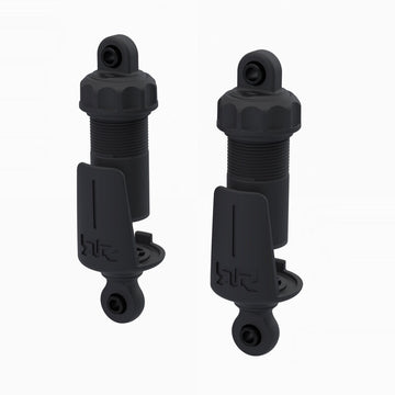 Shock Set Bore: 11mm Length: 70mm Piston: 2x1.3mm Oil: 2000cSt Black with Bump Stop