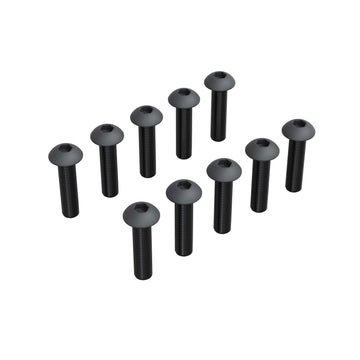M2.5x12mm Button Head Screw With M3 Head (10)