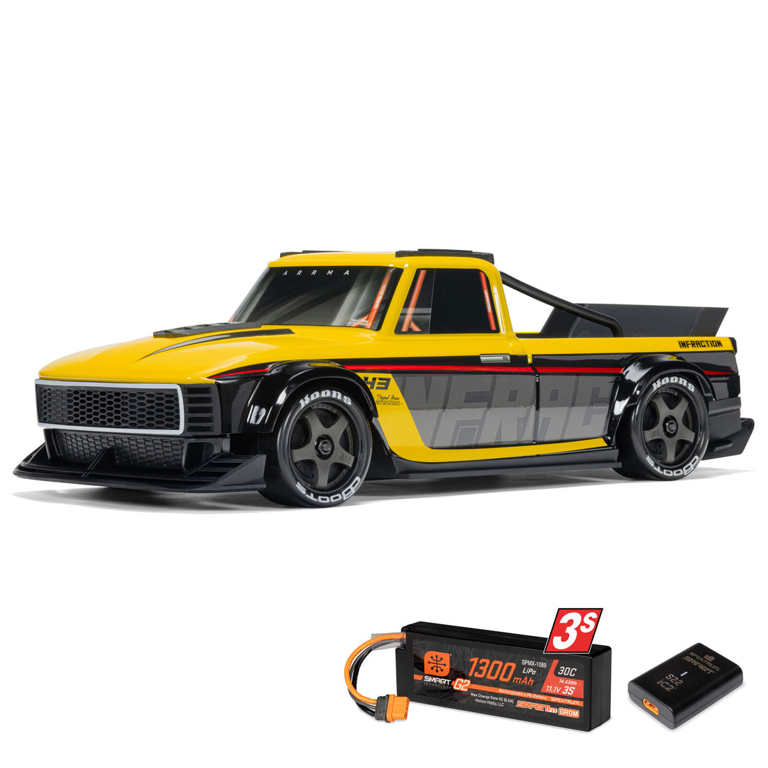 1/12 INFRACTION GROM 3S 4X4 Ready-To-Run Brushless All-Road Street Bash (Battery & Charger Included)