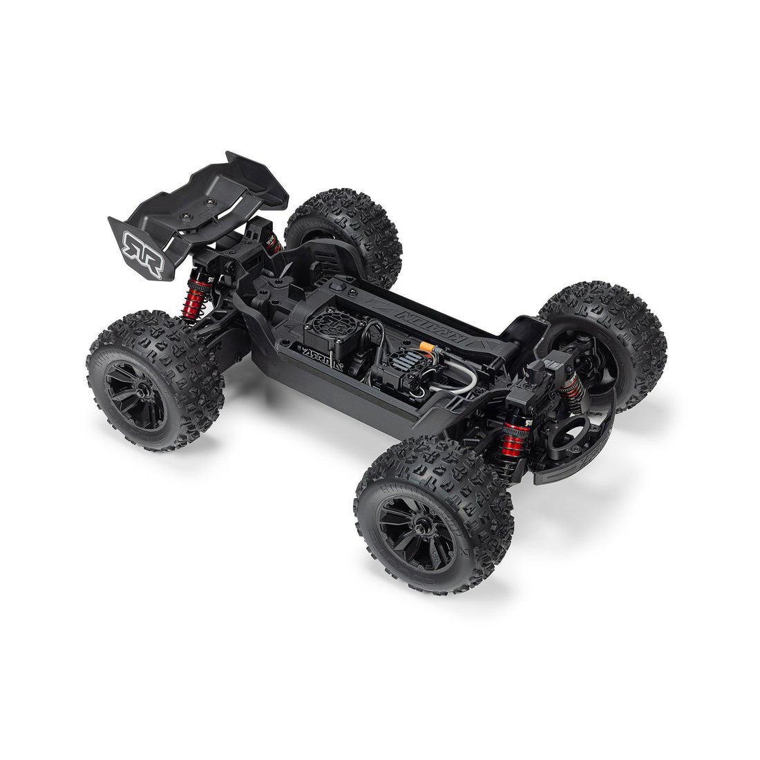 1/16 MINI KRATON 3S DSC 4X4 RTR Brushless Speed Truck, Black/Red