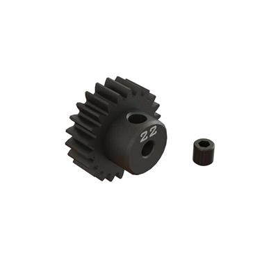 Arrma - ARA311084 - 22T 0.8Mod 1/8 Bore CNC Steel Pinion Gear