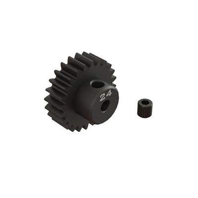 Arrma - ARA311086 - 24T 0.8Mod 1/8 Bore CNC Steel Pinion Gear