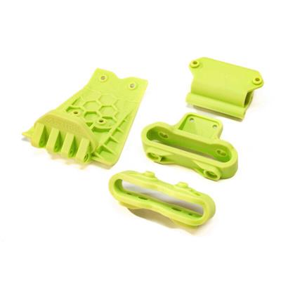 Arrma - ARA320773 - Lower Skid And Bumper Mount Set Fluorescent Yellow