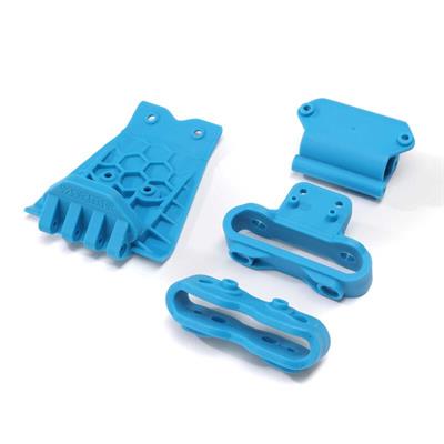 Arrma - ARA320787 - Lower Skid And Bumper Mount Set Blue