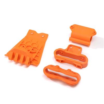 Arrma - ARA320795 - Lower Skid And Bumper Mount Set Orange