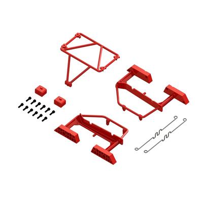 Arrma - ARA320820 - Desert Truck Body Roll Cage Set Red: GROM