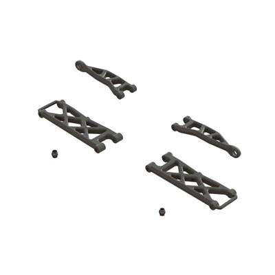 Arrma - ARA330808 - Rear Suspension Arm Set A: GROM