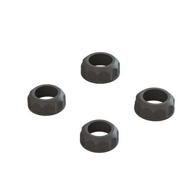 Arrma - ARA330828 - Shock Cap (4): 4X4 Black