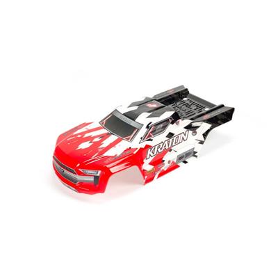 Arrma - ARA402215 - KRATON 4X4 BLX PAINTED DECALED TRIMMED BODY (RED)