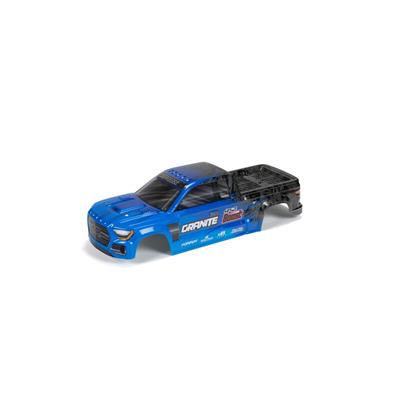 Arrma - ARA402344 - 1/10 GRANITE 4X2 Painted Decaled Trimmed Body Blue/Black