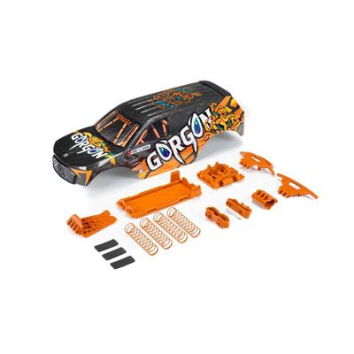 Arrma - ARA402357 - GORGON Painted Decaled Trimmed Body Set Orange