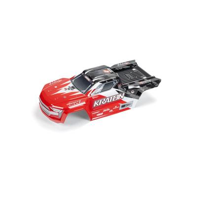 Arrma - ARA402358 - Painted Decaled Trimmed Body Red/Black: Kraton 4x4