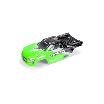 Arrma - ARA402359 - Painted Decaled Trimmed Body Green/Black: Kraton 4x4