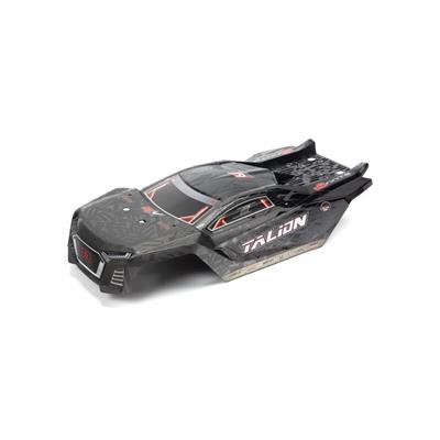 Arrma - ARA406161 - 1/8 Painted Decaled Trimmed Body Black : TALION 6S BLX