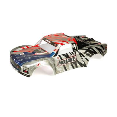 Arrma - ARA411005 - 1/7 Painted Body Silver/Red: MOJAVE 6S BLX