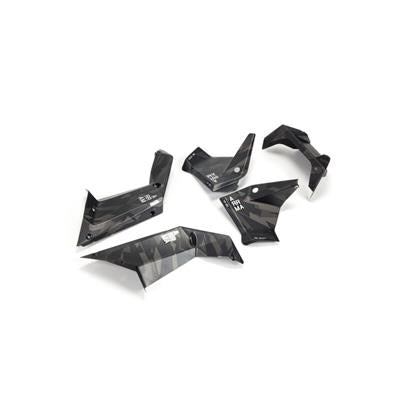 Arrma - ARA411018 - 1/7 Guard Set Painted Black Camo: FIRETEAM