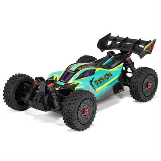 Arrma - ARA4306V4 - 1/8 TYPHON 223S BLX Brushless 4X4 Buggy RTR with DSC, Green