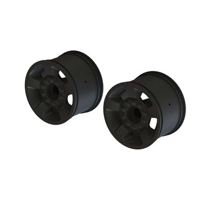 Arrma - ARA510116 - 2.8" Wheel 14mm Hex (Black/2)