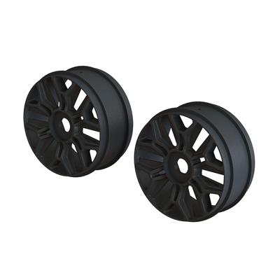 Arrma - ARA510120 - 1/8 BUGGY WHEEL (BLACK/2PCS)