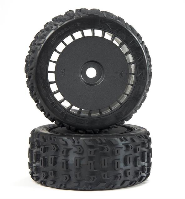 Arrma - ARA550097 - DBOOTS KATAR T 6S Bæltet dæk på 1/8 Truggy fælge med 17mm hex - 2 stk